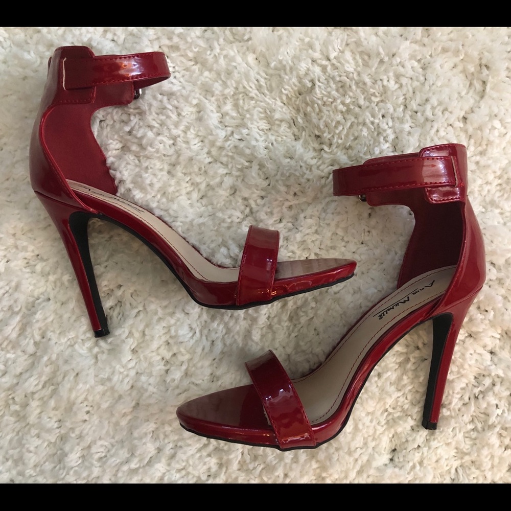 Red Patent Leather Heels